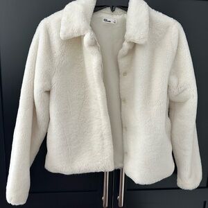 Luxe girls faux fur jacket